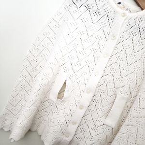 Vintage Cute as a Button Cape Pancho- one size